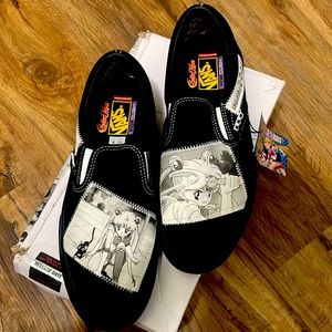 Sailor moon men’s vans skate shoes (brand new)